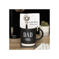 Dad Fuel Mug and Coffee Scoop Clip Set – Funny Coffee Gift for Dad