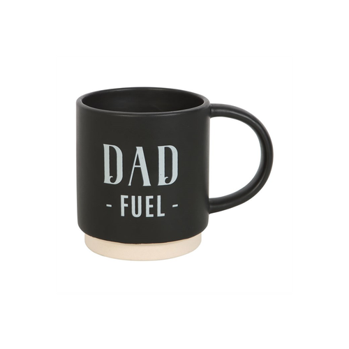 Dad Fuel Mug and Coffee Scoop Clip Set – Funny Coffee Gift for Dad