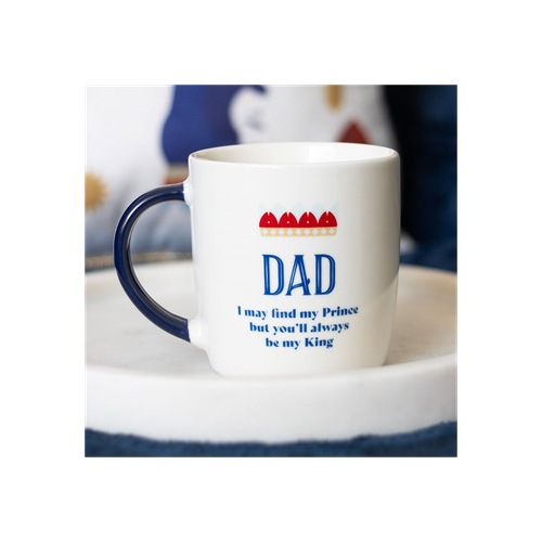 Dad You'll Be My King" Novelty Mug | Funny Father's Day Gift | Unique Coffee Mug for Dad