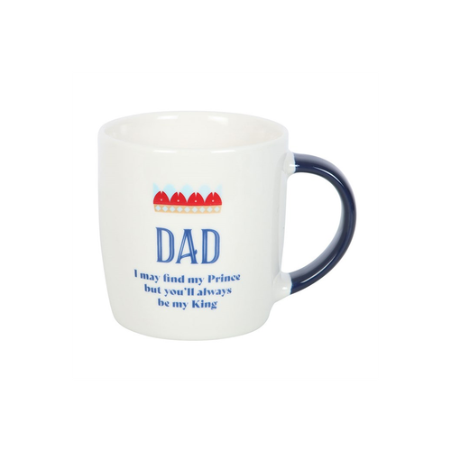 Dad You'll Be My King" Novelty Mug | Funny Father's Day Gift | Unique Coffee Mug for Dad